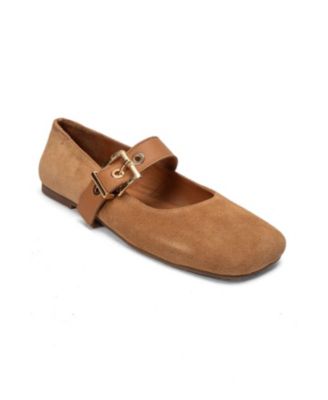 Cognac suede