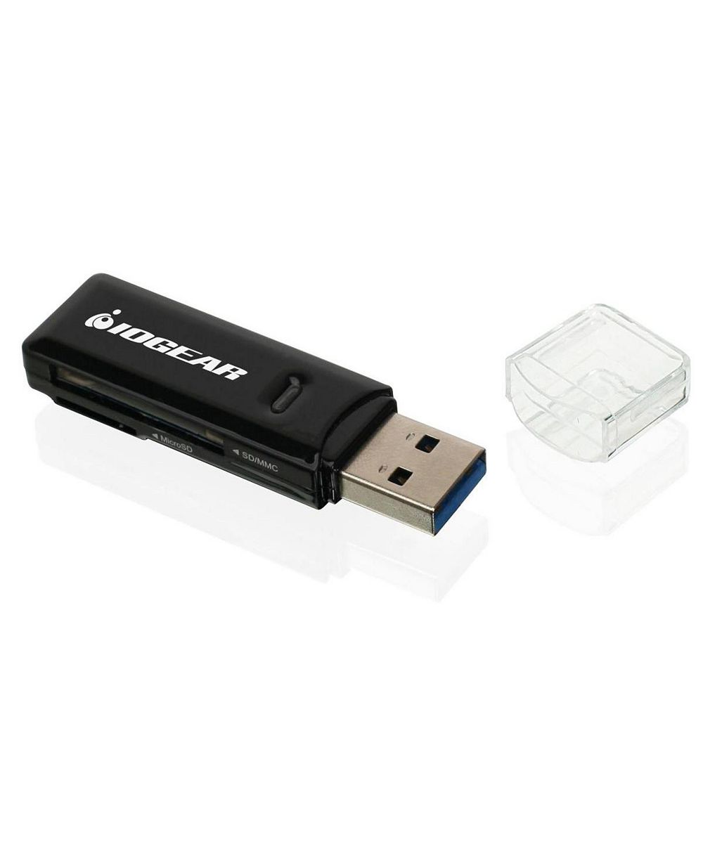 IOGEAR GFR305SD USB 3.0 SDXC/MicroSDXC Card Reader for PC/Mac