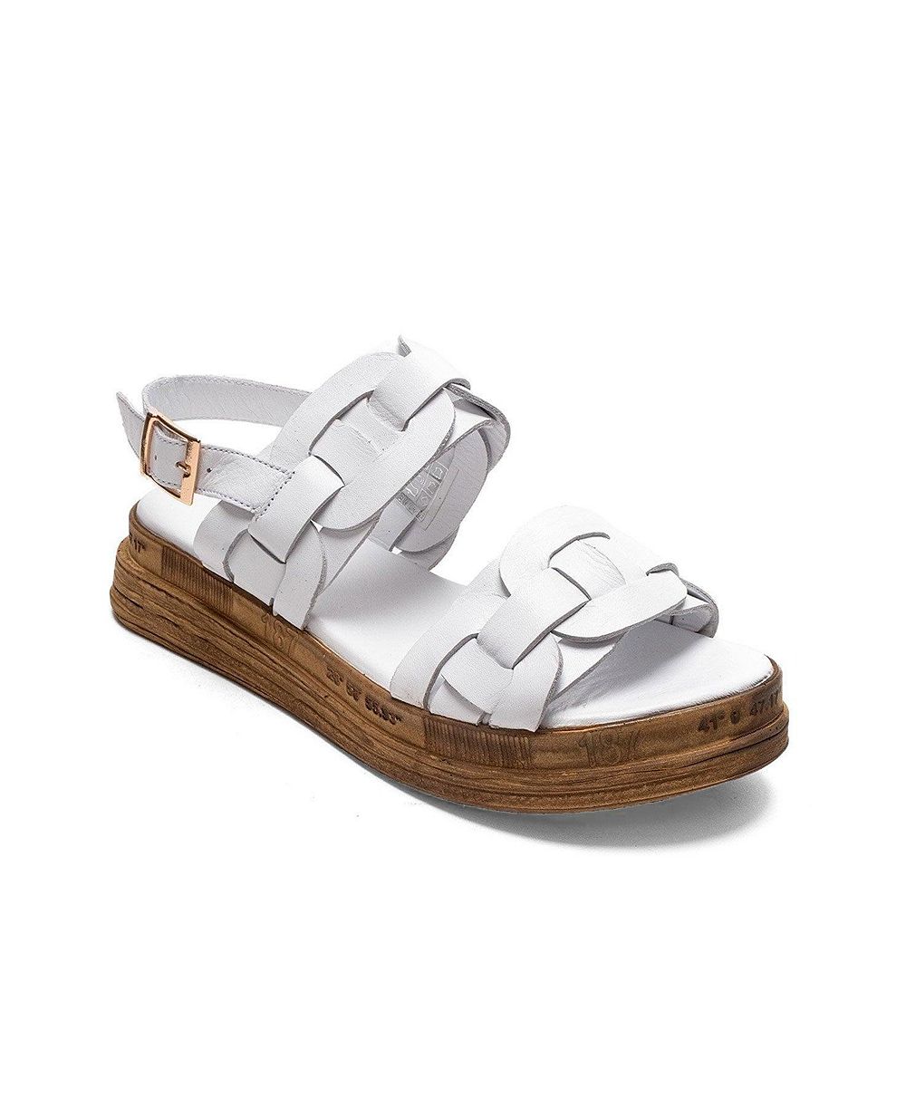 Forever & Always Shoes Women's Elvoro Leather Sandal