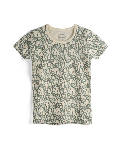 Mightly Toddler Girls Fair Trade Organic Cotton Ribbed Scoop Neck Tee