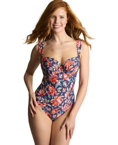 Женский слитный купальник Panache Lingerie Liliflora Monica с косточками и мягкими чашечками