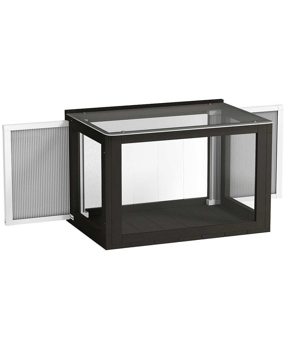 PawHut Window Catio Outdoor Cat Enclosure Adjustable 25"-41"