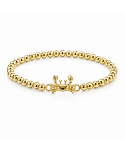 Dloria Golden Crab Beaded Bracelet