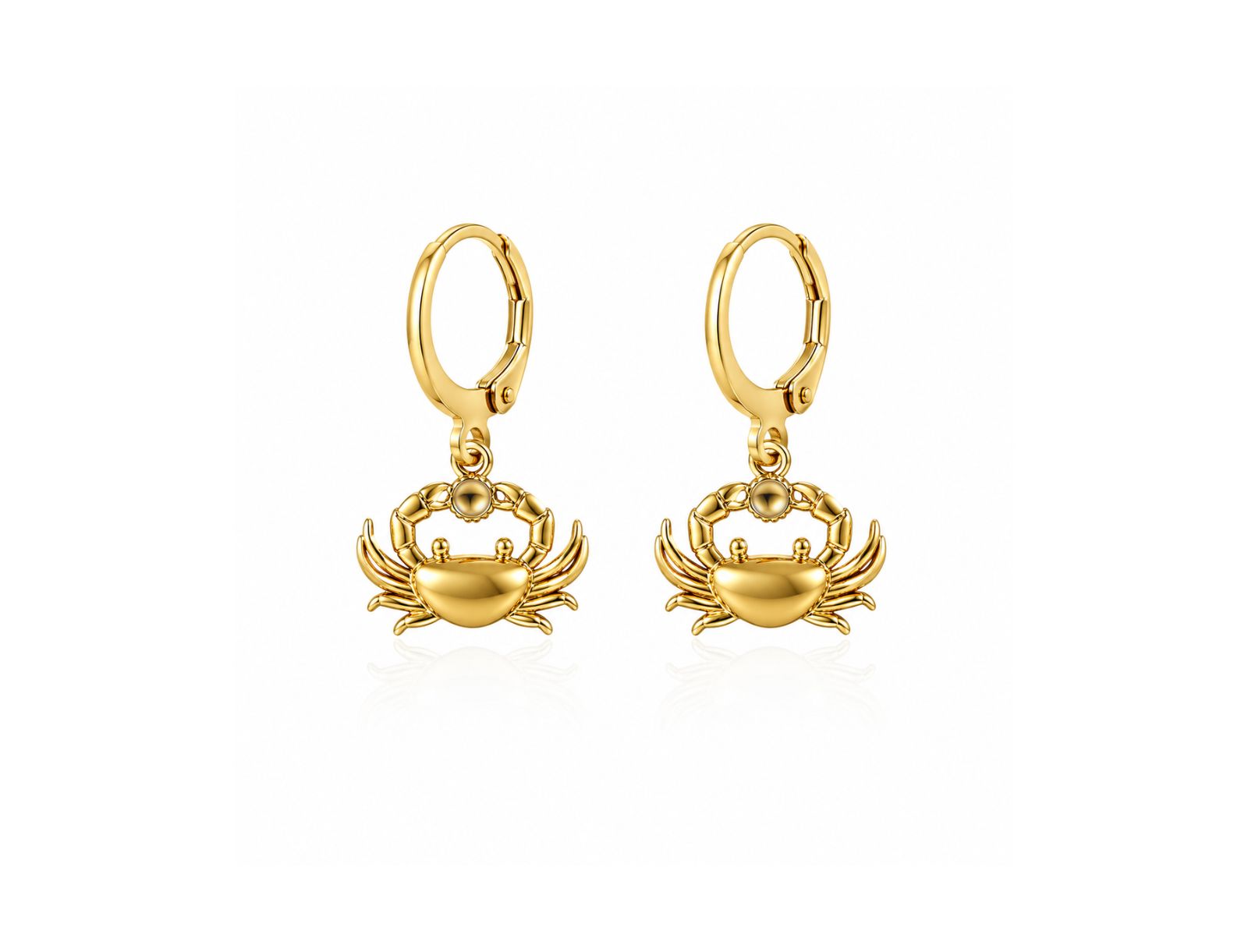 Серьги Dloria Coastal Crab Huggie Dangle