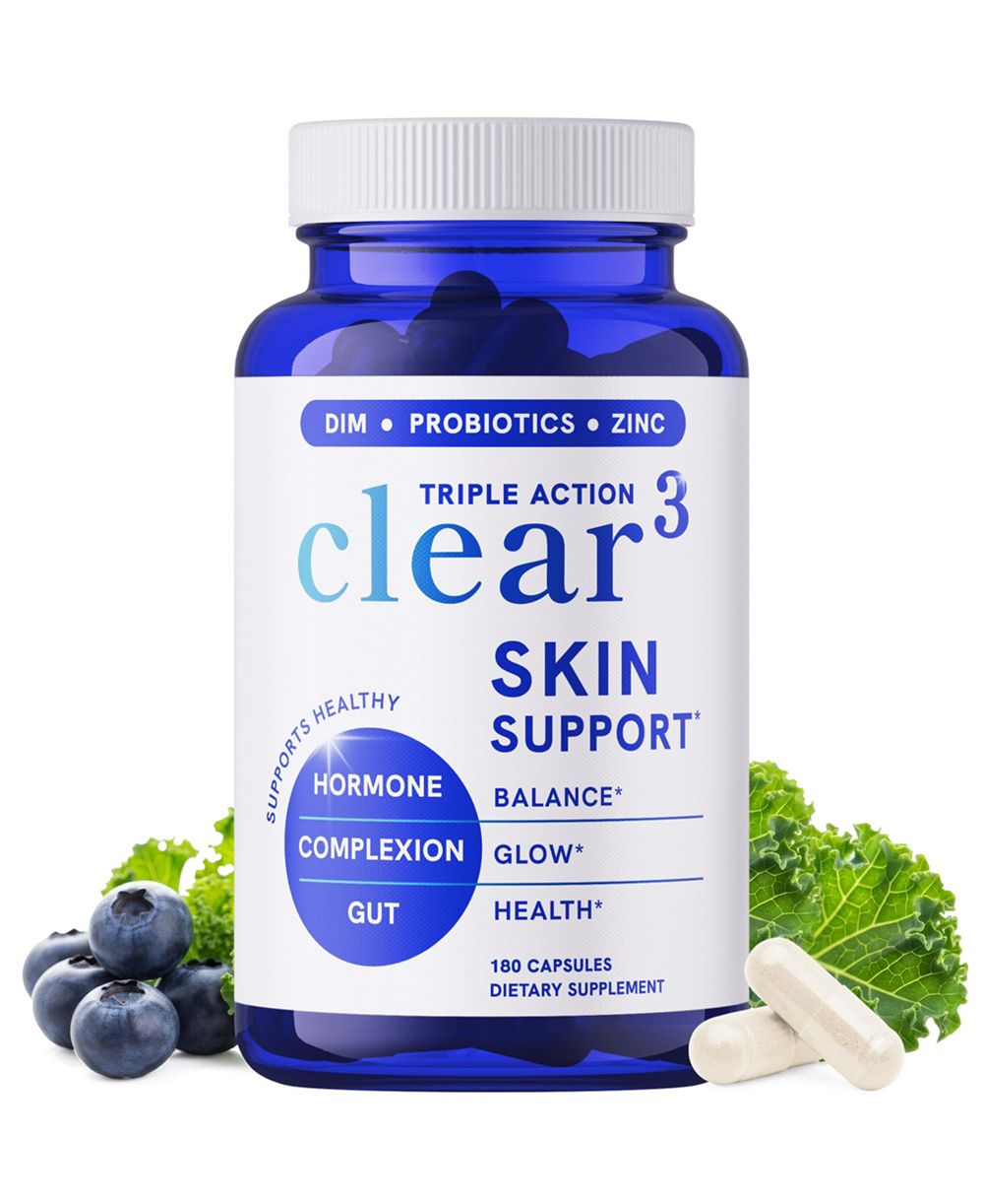 Пищевая добавка SMNutrition Clear-3 Skin Support с DIM, цинком и пробиотиками