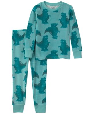 Carter's Toddler Boys' 2T-5T Dino Dreamplush Snug-Fit Long-Sleeve Top and Pants, 2-Piece Pajama Set