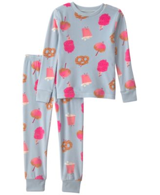 Carter's Toddler Girls' 2T-5T Festival Treats Snug-Fit Long-Sleeve pajama, 2-Piece Set