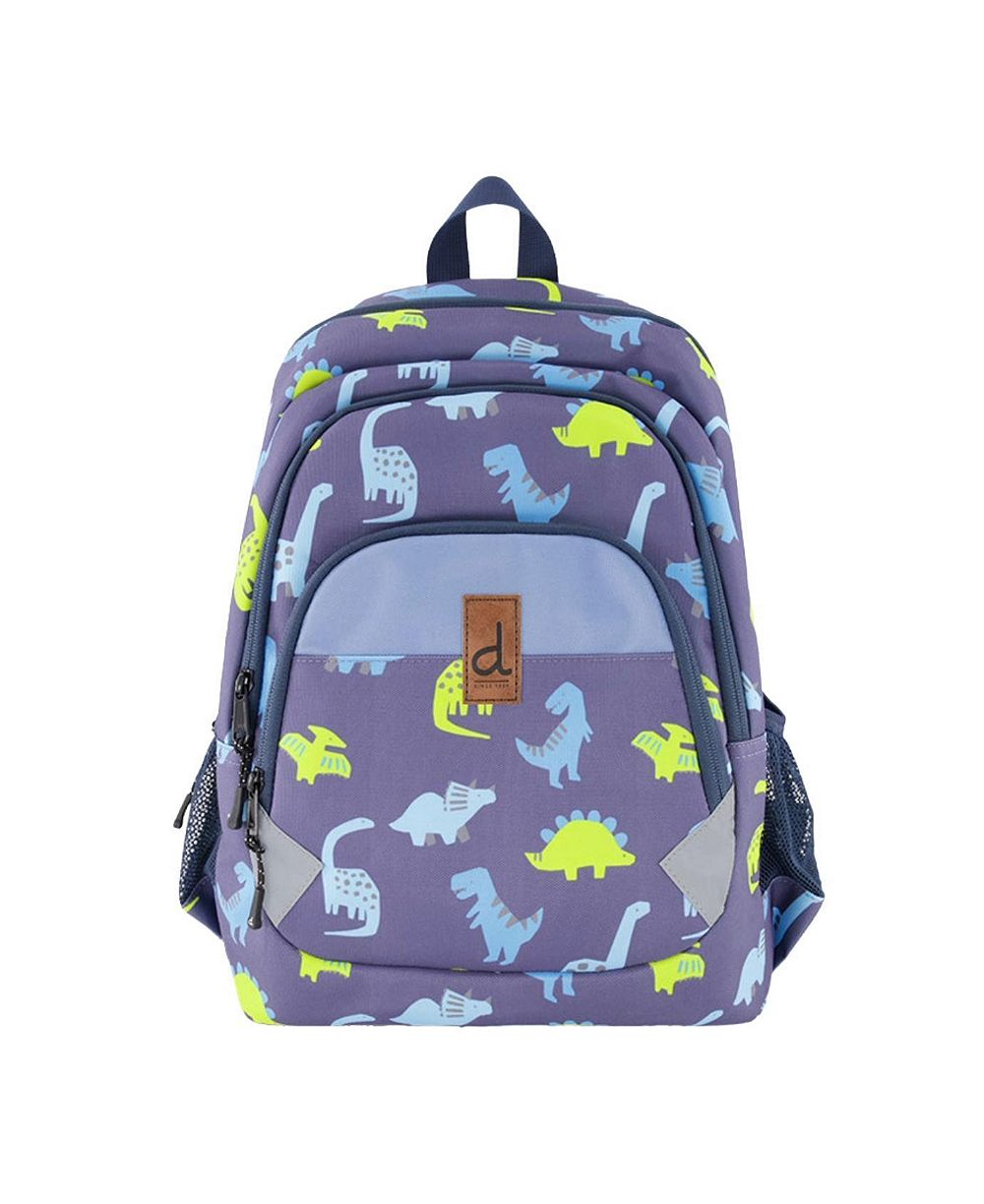 Deux par Deux Little Boy Dinos Multi Compartment Backpack