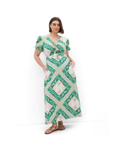 Женское платье CITY CHIC Plus Size Aliya Ditsy Print Maxi