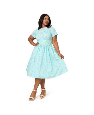 Платье Unique Vintage Plus Size 1950s Swing