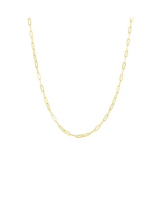 Spero London Колье из стерлингового серебра Large Rectangular Chain