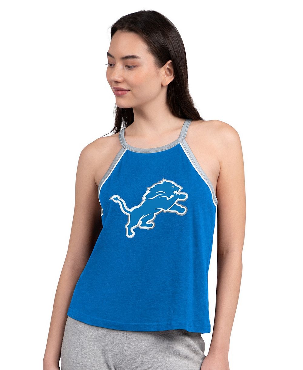 Женский топ G-III 4Her by Carl Banks Detroit Lions Redemption Win Slub Tank Top, цвет Royal