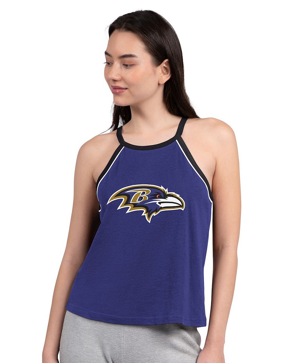 Женский топ G-III 4Her by Carl Banks Purple Baltimore Ravens Redemption Win Slub