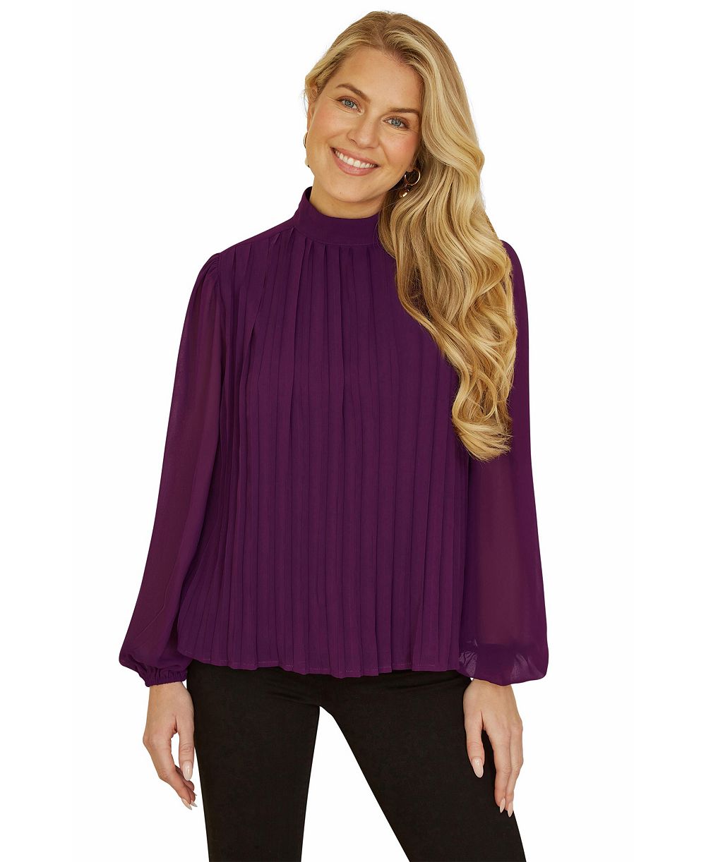 Топ Yumi Women's Pleated Long Sleeve