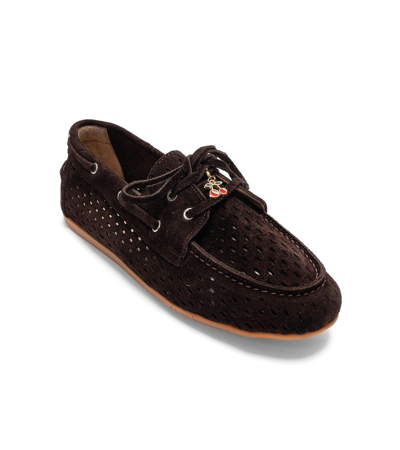 Forever & Always Shoes Women's Stevo Leather Lace Up Loafer