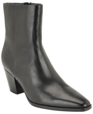 Calvin Klein Women's Hartford Leather Dress Booties