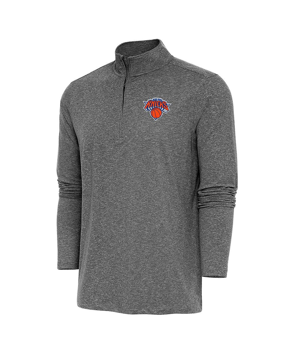 Мужская толстовка Antigua New York Knicks Hunk Quarter-Zip Pullover