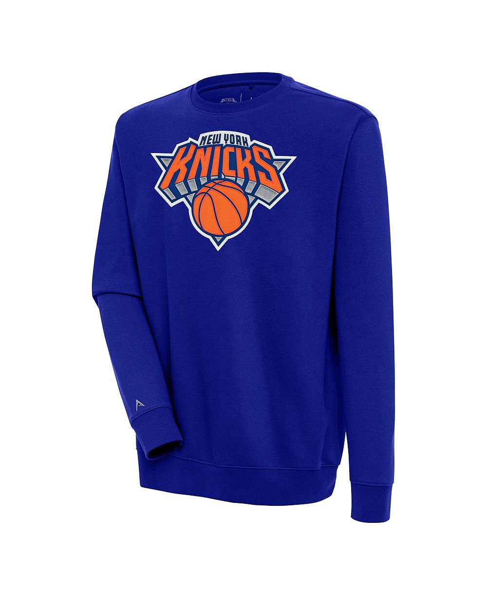 Мужская толстовка Antigua Blue New York Knicks Victory Pullover