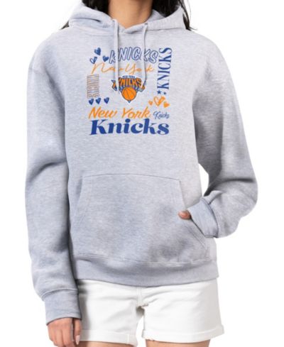 Женское худи G-III 4Her by Carl Banks New York Knicks Team Collage Graphic Fleece