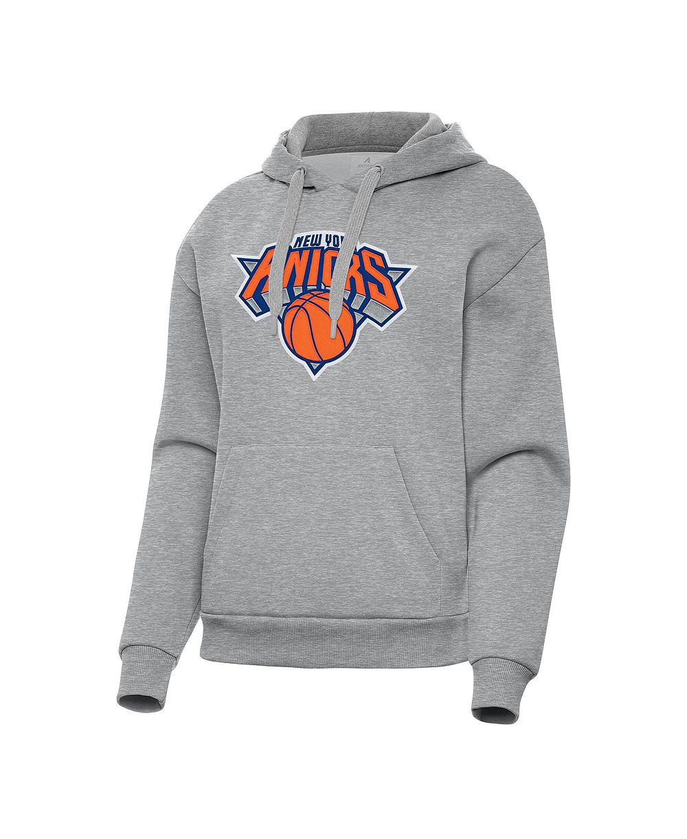Женское худи Antigua New York Knicks Victory Heather Gray