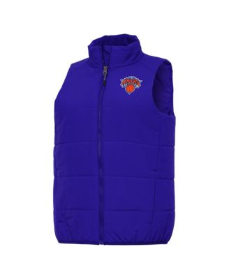 Женский жилет Antigua New York Knicks Experience Full-Zip Blue