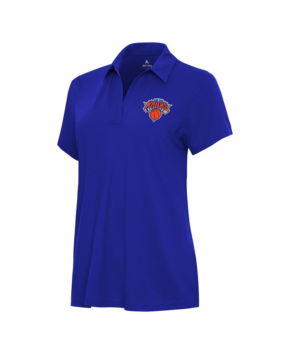 Женская рубашка-поло Antigua Blue New York Knicks Era