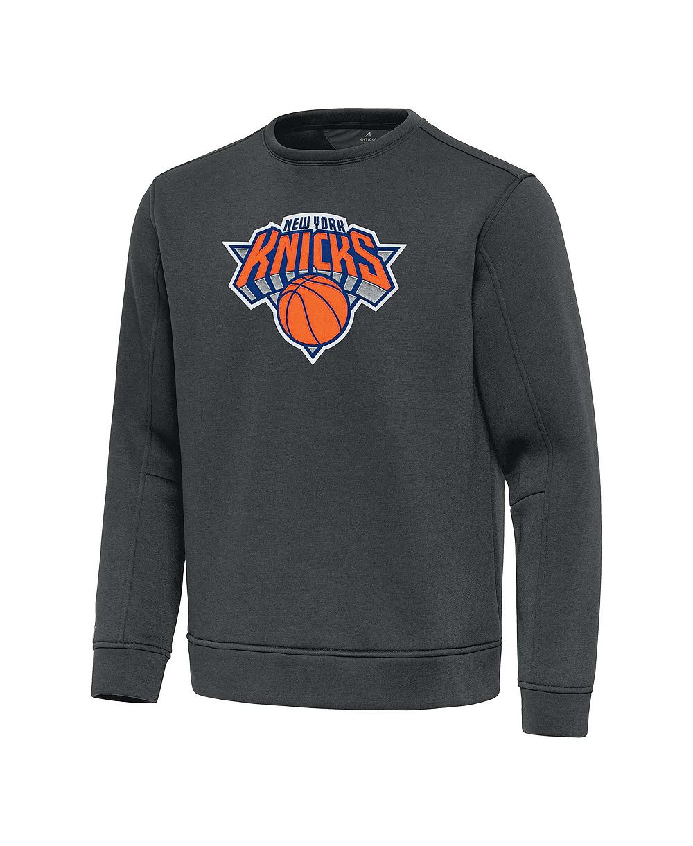 Мужская свитшот Antigua Pewter New York Knicks Relevant Pullover
