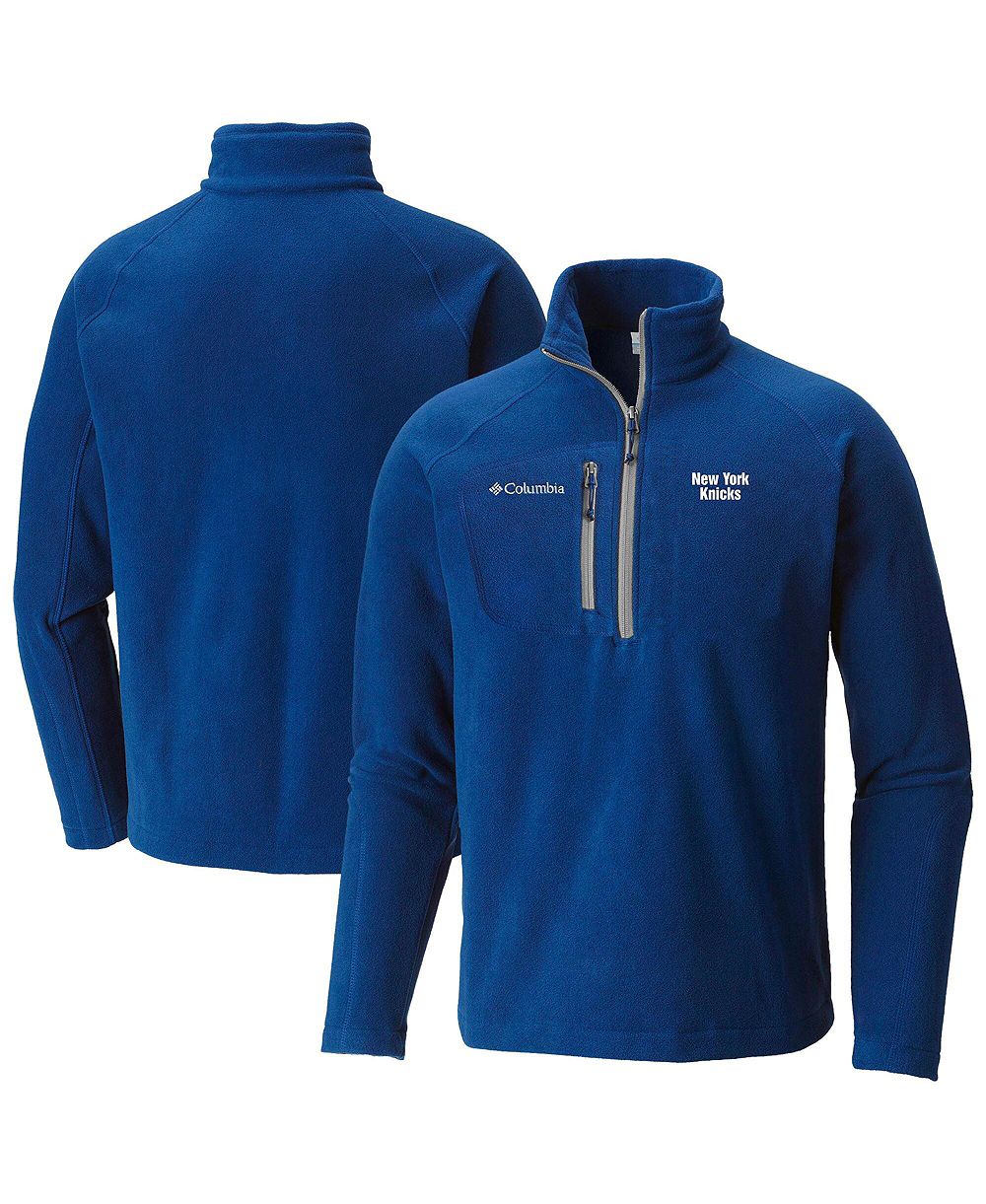 Columbia Мужская худи fleece half-zip New York Knicks Fast Trek III Blue