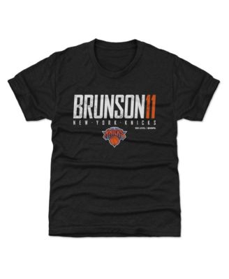 500 Level Big Boys and Girls Jalen Brunson Black New York Knicks Elite T-Shirt