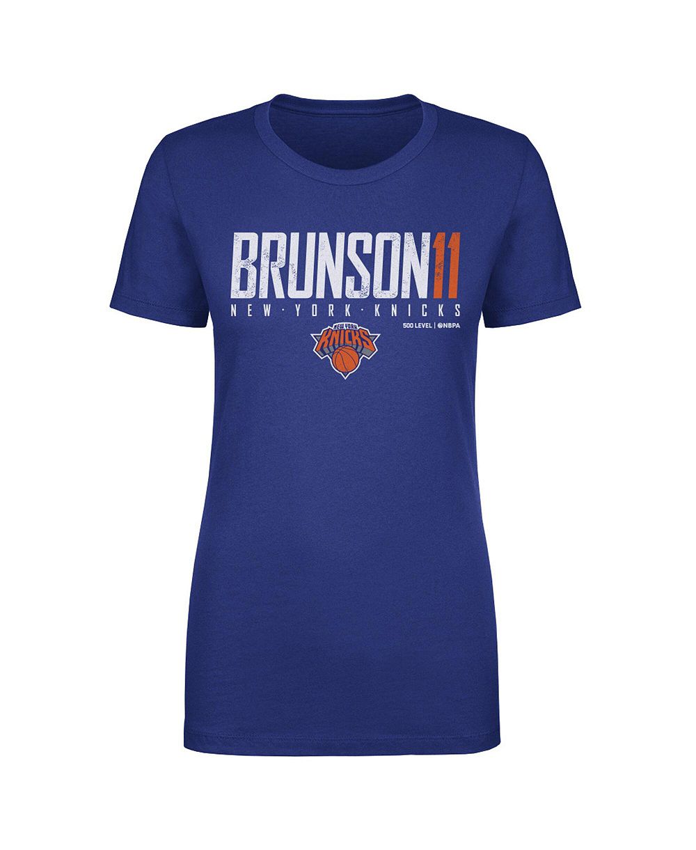 Женская футболка 500 Level Jalen Brunson Blue New York Knicks Elite