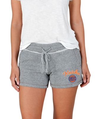 Concepts Sport Женские шорты из махровой ткани New York Knicks Gray