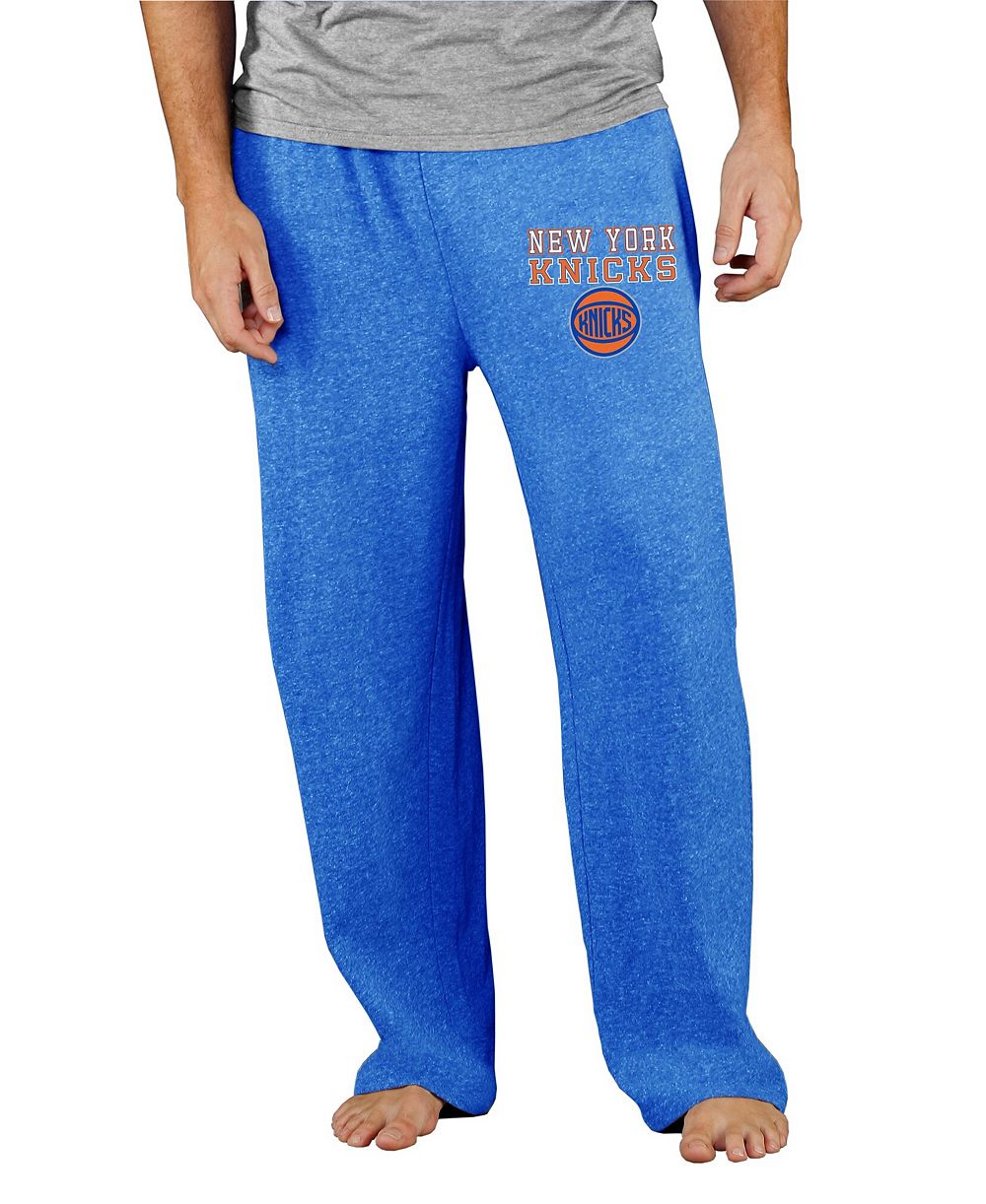 Concepts Sport Men's Blue New York Knicks Mainstream Tri-Blend Terry Pants