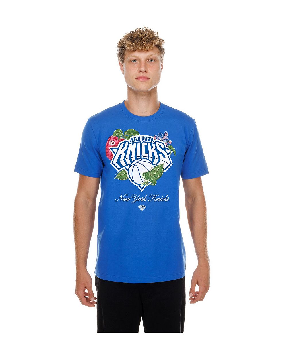 Мужская футболка New Era Blue New York Knicks Lifestyle Capsule Floral Fruit