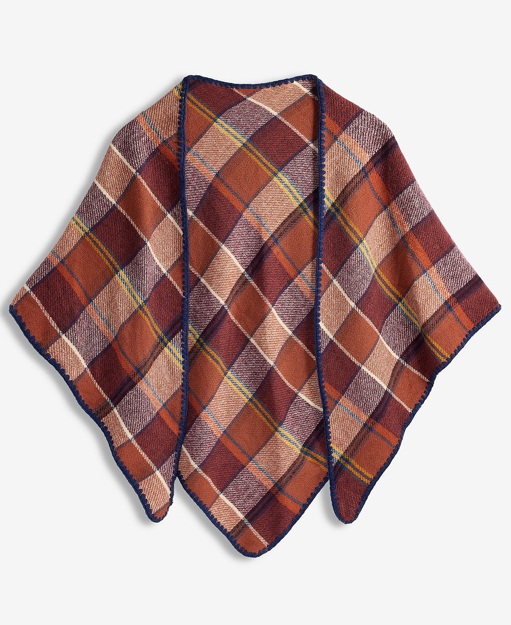 Style & Co Women's Overscale Plaid Woven Triangle Scarf, Macy's Exclusive
