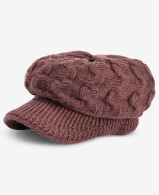 Женская вязаная кепка Style & Co Cable-Knit Newsboy