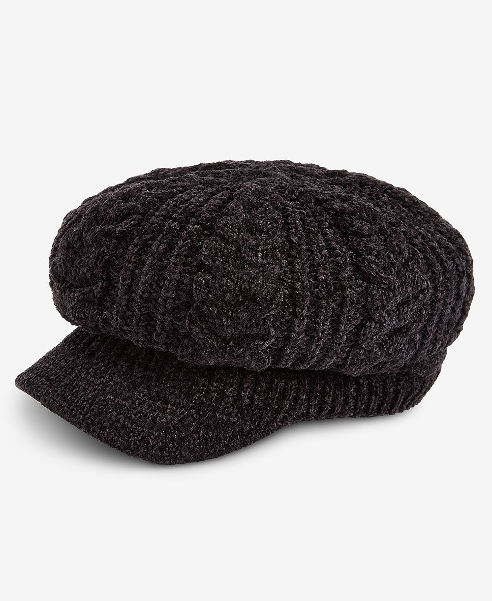 Женская шапка Style & Co Slouchy Chenille Cable-Knit Cabbie Hat