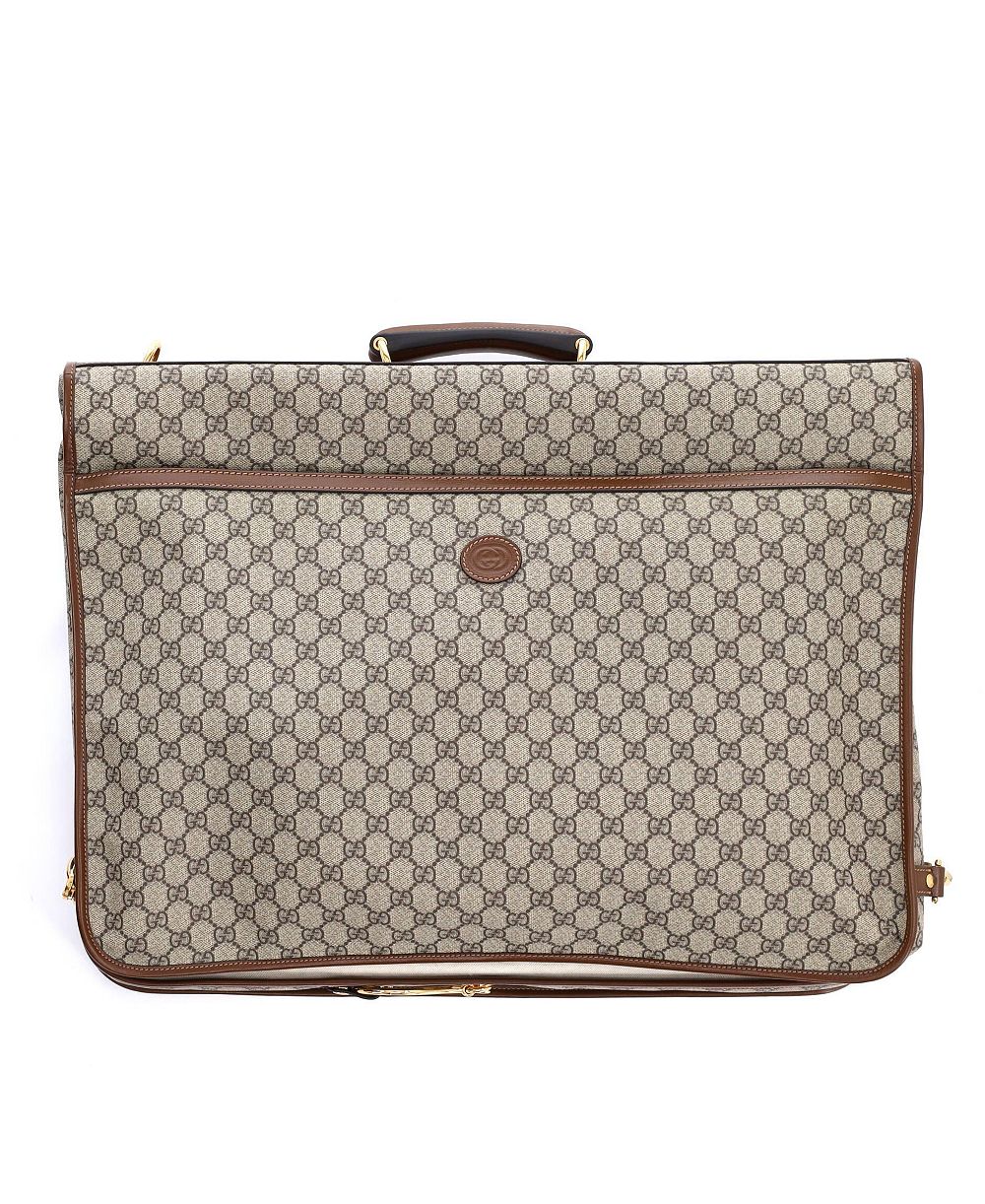 Сумка для одежды Gucci Retro Interlocking G, GG Coated Canvas, б/у