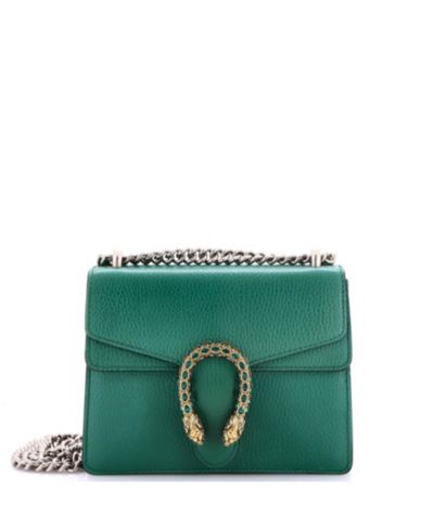 Мини-сумка Pre-Owned Gucci Dionysus кожаная