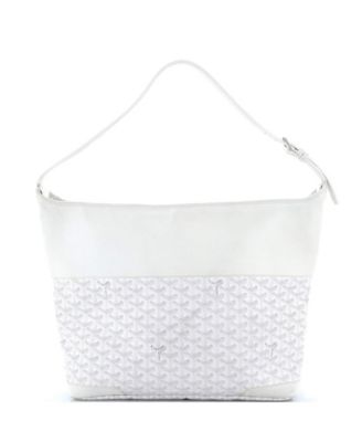 Подержанная сумка хобо Goyard Grenadine Coated Canvas с кожей