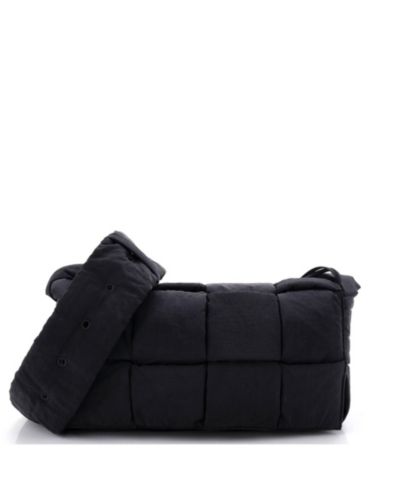 Бренд Pre-Owned Bottega Veneta Padded Tech Cassette Crossbody Bag Intrecciato Nylon