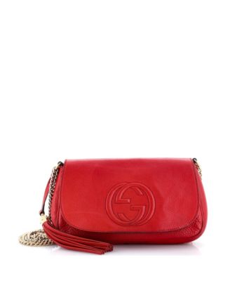 Б/у сумка через плечо Gucci Medium Soho Chain Crossbody Bag Leather
