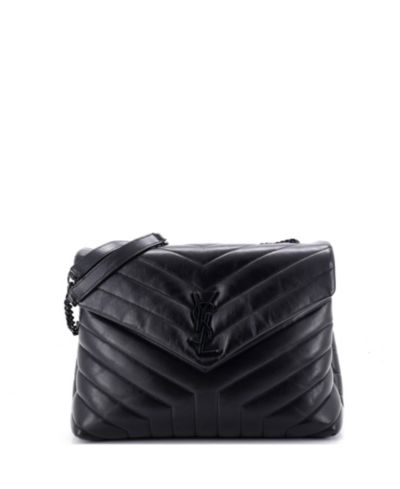 Saint Laurent Сумочка через плечо Loulou Matelasse Chevron из кожи (Pre-Owned)