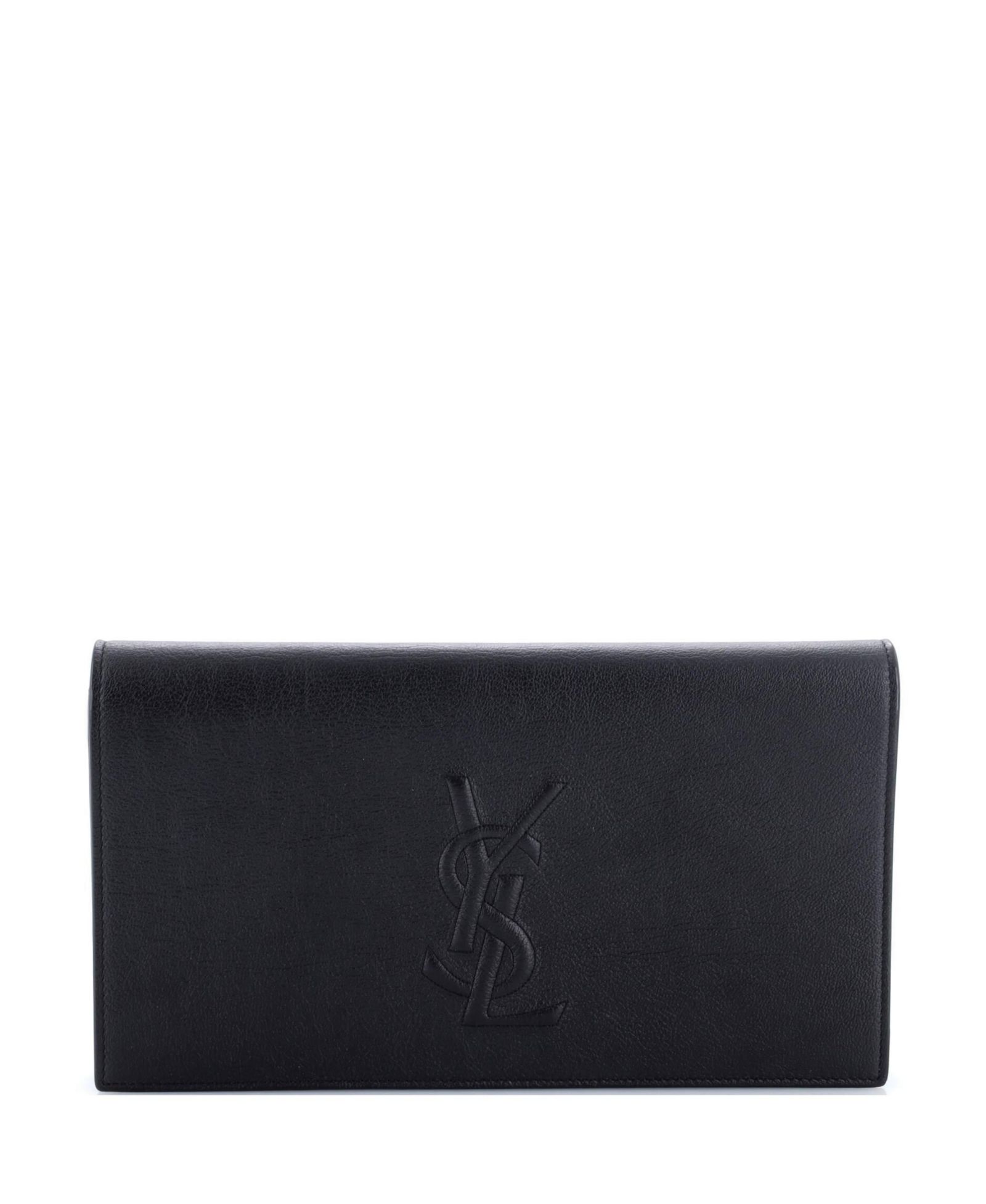 Pre-Owned Saint Laurent Large Belle de Jour Clutch Leather