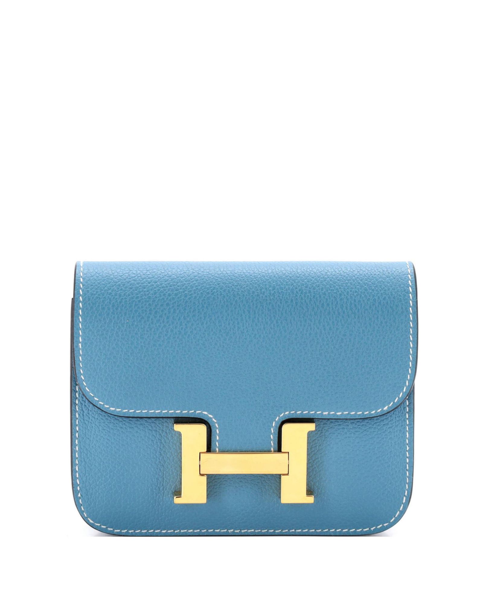 Б/у кошелек HERMÉS Constance Slim Evercolor