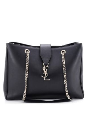 Pre-Owned Saint Laurent большая классическая сумка-шоппер из кожи с монограммой