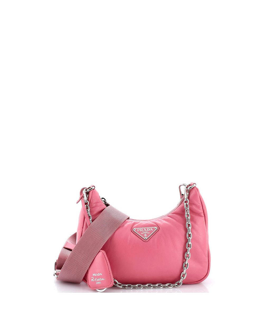 Б/у сумка Prada Small Re-Edition 2005 Shoulder Bag Nappa Leather