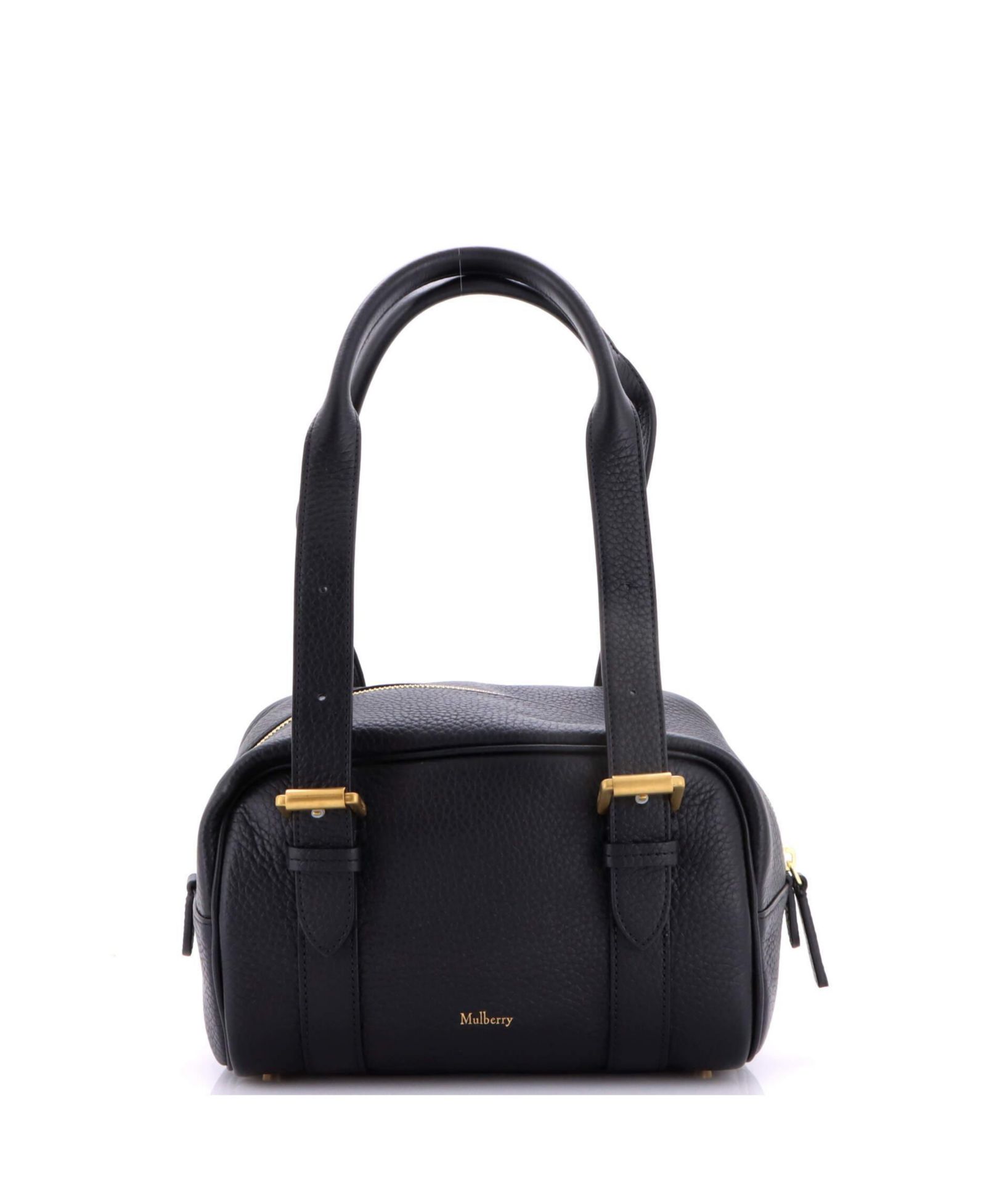 Сумка Mulberry Mini Boston Leather Pre-Owned