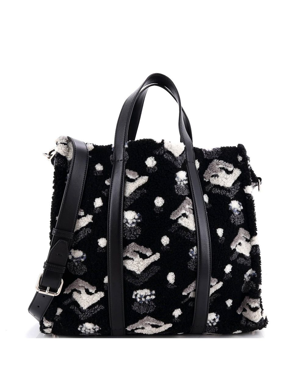 Сумка-шоппер Fendi Pre-Owned Large Convertible Printed Shearling