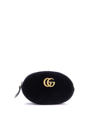 Pre-Owned Gucci GG Marmont сумка-пояс Matelasse бархат