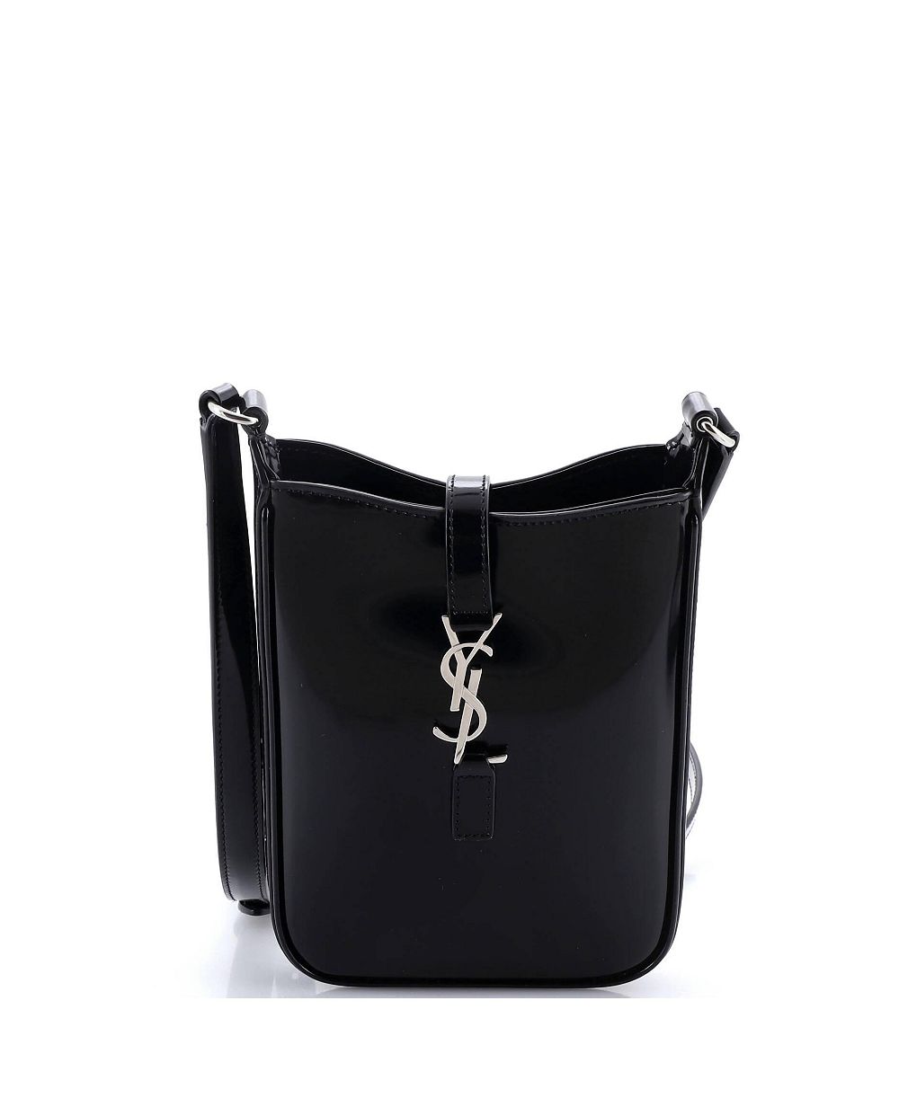 Pre-Owned Saint Laurent Mini Le 5 a 7 Vertical Shoulder Bag Patent